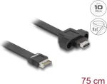 DeLOCK USB plok&scaron;čias laidas Type-E Key A 20 kontaktų ki&scaron;tukas į USB Type-C lizdą 75 cm