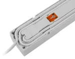 Armac Z5 1.5 m 5x 230 V 10 A pilkas ilgintuvas su kabelių organizatoriumi