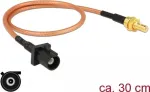DeLOCK 89676 antenos kabelis FAKRA A (M) &ndash; SMB (M), RG-316, 0,3 m