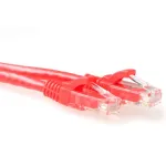 ACT raudonas 15 m U/UTP CAT6 patch kabelis su apsauga nuo užkabinimo, RJ45 jungtimis