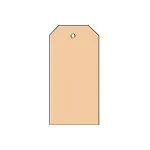 HERMA &ndash; Kartoninės etiketės &ndash; Lygios rudos &ndash; 90 x 45 mm &ndash; 1000 vnt. (6014)