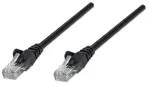 Intellinet 338387 tinklo sujungimo laidas, Cat5e, U/UTP, RJ45, 1,5 m, be fiksavimo kabliuko, juodos spalvos
