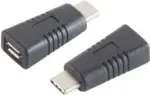 Adapteris (Gender Changer) ShiverPeaks BS13-20014 USB 3.1 Type-C &ndash; Micro-USB 2.0 Type-B, juodas