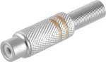 RCA lizdinė jungtis ShiverPeaks BS52001-Y i&scaron; nerūdijančio plieno