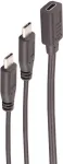 USB laidas ShiverPeaks BS13-20020 USB 2.0 0,3 m 2x USB C juodas