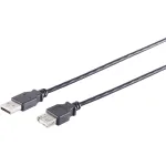 USB kabelis S/CONN 13-24045 USB 2.0 3 m Juodas