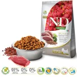 FARMINA N&D Quinoa Dog Duck, Broccoli, Asparagus Neutered Adult Mini - sausas &scaron;unų ėdalas - 2,5 kg