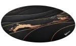 Arozzi Zona Round Floor Pad Black/Gold &ndash; apskritas apsauginis kilimėlis grindims