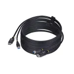 StarTech.com 10ft (3m) DisplayPort ir USB 5Gbps KVM kabelis, 4K 60Hz, universaliai suderinamas DP 1.2/USB 3.0 kombinuotas kabelis KVM jungikliams