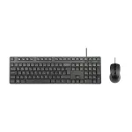Targus AKM622FR klaviatūra su pele, universali, USB, AZERTY, juoda