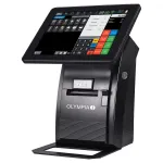 Viskas viename lietimui skirtas terminalas Olympia T210 10 colių (25,4 cm) LCD, Android 11, terminio perkėlimo spausdintuvas, 8 cm plotis, juodas