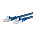 METZ CONNECT 1308450544-E 0,5 m Cat6a S/FTP (S-STP) Mėlynas tinklo kabelis (1308450544-E)
