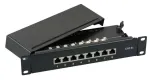 Pataisos skydelis EFB Elektronik 37737.8, 1U, 8 prievadų, Cat6a, S/UTP