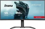 Monitorius iiyama G-Master GCB3484WQSU-B2 Red Eagle 86,4 cm (34 inch) 3440 x 1440 UWQHD VA I&scaron;lenktas Gaming 200Hz 0,6ms FreeSync Premium HDMI DisplayPort USB Hub Garsiakalbiai Juodas