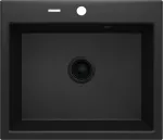DEANTE 1-Bowl Granite Sink Graphite Metallic Andante