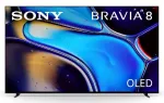 Sony BRAVIA 8 K-65XR80 (K65XR80PAEP) 65 colių 4K UHD OLED Google TV i&scaron;manusis televizorius, HDR, juodas