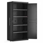 KETER WARDROBE DETROIT XL HIGH 89x182x54cm Black/Grey