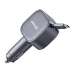 Anker Nano automobilinis įkroviklis (75 W, USB-C prievadas, įmontuotas i&scaron;traukiamas USB-C laidas)