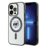 Karl Lagerfeld KLHMP15LHCHNOTK iPhone 15 Pro 6,1 inch permatomas kietas dėklas IML Choupette Head MagSafe
