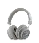 DKNY Checkered Pattern Wireless Bluetooth Over-Ear Headphones V5.3 Beige