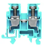 Weidm&uuml;ller praėjimo gnybtų blokas AKZ 2.5 BL, mėlynas, varžtinis sujungimas, 2,5 mm&sup2;, 800 V, 24 A