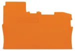 WAGO 2006-7192 Terminal Block Cover, Orange, Polyamide 66, Snap-on Mounting
