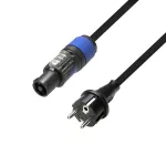 Adam Hall Power Cord CEE 7/7 to powerCON NAC3FCA Male, Black, 5 m