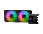MSI MPG Coreliquid D240 skysčio au&scaron;inimo komplektas 240 mm, 2x120 mm ventiliatoriai, juodas