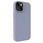 Evelatus Apple iPhone 15 Premium Soft Touch Silicone Case Lavender Gray