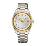 SEIKO moteri&scaron;kas laikrodis SUR582P1 Quartz 32mm nerūdijantis plienas sidabrinis ciferblatas