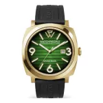 WATCHPEOPLE Women's Quartz Analog Watch 700988 (45mm) - Black Dial, Faux Leather Strap