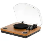 Adler AD 1914e patefonas su USB, Bluetooth, 33 1/3 ir 45 aps./min., keramine adata, vidiniais 2x0,8 W garsiakalbiais, RCA i&scaron;ėjimas