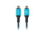 Lanberg CA-CMCM-44CU-0005-BK USB-C&ndash;USB-C USB4 kabelis, 0,5 m, 240 W, 8K 60 Hz