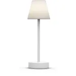 New Garden Lola Slim 30 Battery Table Lamp White