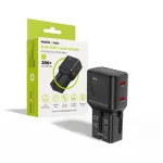 Mobile Origin 45W kelioninis adapteris EU/US/UK/AU PW26, juodas