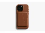 Bellroy Leather Case with Magnetic Wallet for iPhone 16 Pro Max, Brown