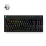 MCHOSE HW-Mix87-9 Tenkeyless Tri-Mode Mechaninė Žaidimų Klaviatūra, Hot-Swappable, RGB, 4000mAh, Juoda