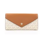 Michael Kors Jet Set Travel Vanilla Signature Coated Canvas Crossbody Krep&scaron;ys 35F3GTVE7BVAN