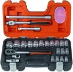 Bahco S240 24 dalių 1/2 inch lizdų rinkinys (10&ndash;32 mm)