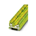 Phoenix Contact PT 1,5/S-PE Praeinamoji apsauginio įžeminimo gnybtų jungtis, Push-in, 1,5 mm&sup2;, žaliai geltona