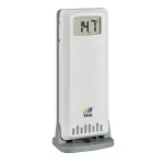 TFA 30.3900.02 ID-A0 belaidis temperatūros ir drėgmės jutiklis, 868 MHz, baltas