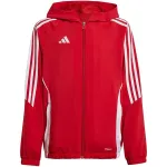 adidas Tiro 24 vaikų treniruočių striukė raudona 128cm