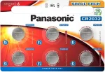 Panasonic Batteries CR-2032EL/6B ličio monetų elementai 3V 220mAh (6 vnt. pakuotė)