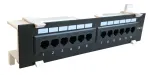DS-IT CAT 6 sieninis skydelis, 12 prievadų UTP (DS-Patch6-12UTP-WM)