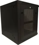 DSIT 12U 19 inch sieninis serverių spintos su stiklinėmis durimis ir perforuotais &scaron;oniniais skydais 600x600x635 mm (DS6612ZP)