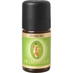 PRIMAVERA Organic Lemon eterinis aliejus 5 ml - 100% grynas natūralus aromaterapijai
