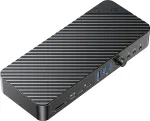 ORICO DKA22-V1-EU-BK-EP USB-C 10Gbps DisplayLink dokavimo stotelė su 4x 4K@60Hz ekranais ir 60W galios tiekimu