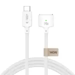 TECH-PROTECT MMC01 Ultraboost magnetinis MacBook laidas USB-C į MagSafe 3 140W 300cm baltas