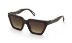 ZADIG & VOLTAIRE moteri&scaron;ki cat eye akiniai nuo saulės SZV418-53722Y Havana rudos gradientinės lę&scaron;iai 53mm