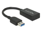 USB kabelis DeLOCK 65698 USB 3.2 Gen 2 0,15 m USB A USB C Juoda